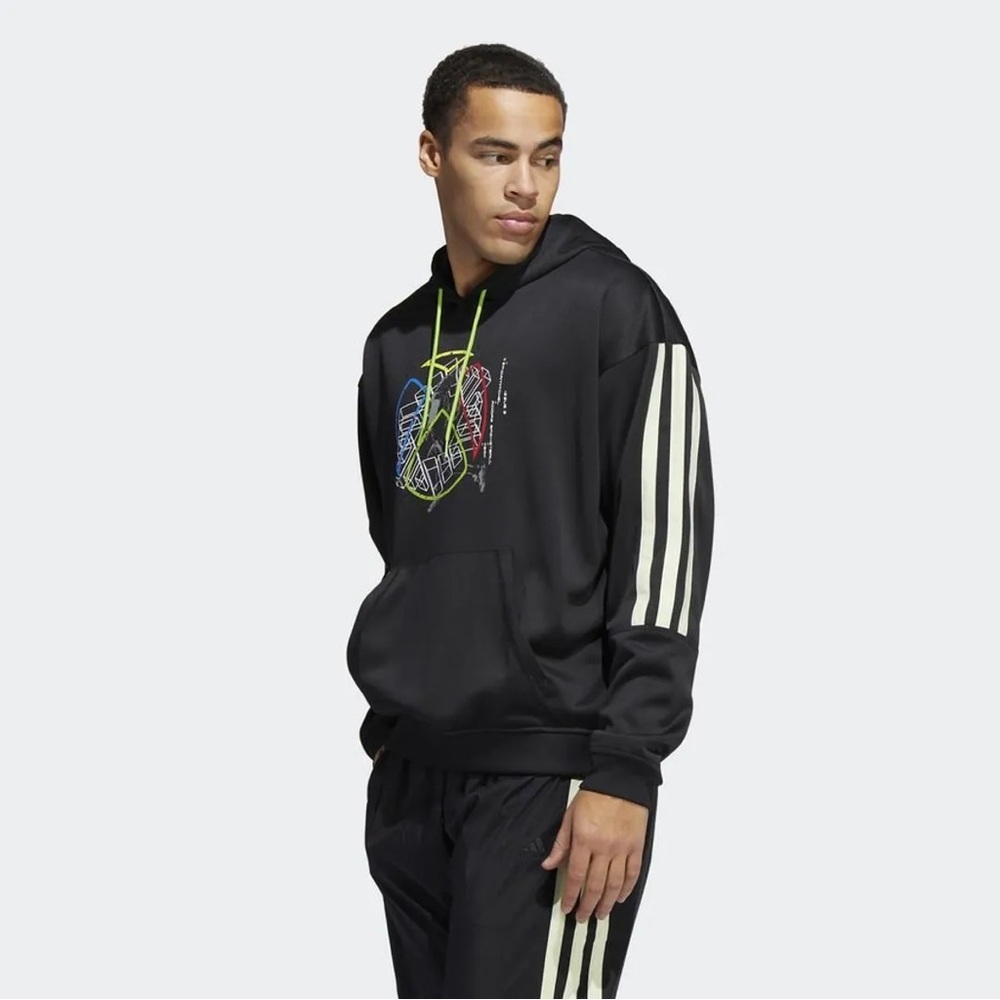 EUC Men’s adidas Donovan Spida Mitchell DM Issue 3 Xbox Basketball Hoodie SZ XXL